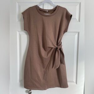 Elegant Brown Mini Dress